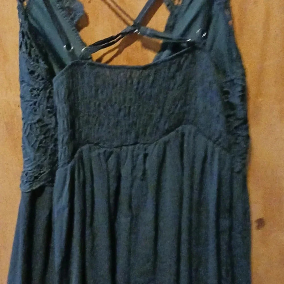 Feager Women Lace V Neck Dresses Chiffon Cami Adjustable Spaghetti Strap - Picture 5 of 5